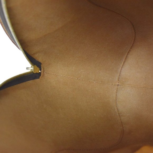 LOUIS VUITTON LV Logos Ellipse MM Hand Bag Monogram Leather Brown M51126 76YD171 - Picture 16 of 16